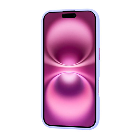 Husa pentru iPhone 16 Plus - HaloFrost, PRO Grip, Light Purple