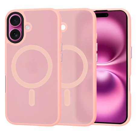 Husa pentru iPhone 16 Plus - HaloFrost, PRO Grip, Pink