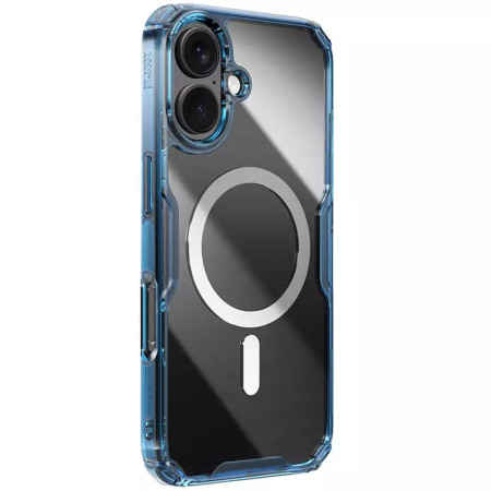 Husa pentru iPhone 16 Plus - Nillkin Nature TPU Pro Magnetic Case - Blue