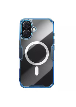 Husa pentru iPhone 16 Plus - Nillkin Nature TPU Pro Magnetic Case - Blue