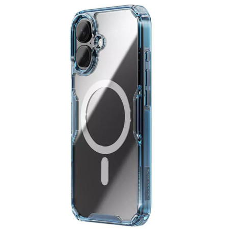 Husa pentru iPhone 16 Plus - Nillkin Nature TPU Pro Magnetic Case - Blue