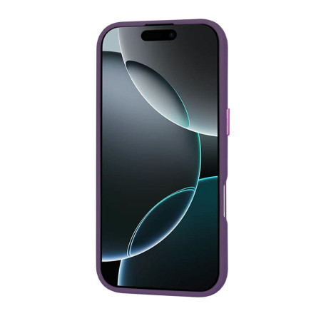 Husa pentru iPhone 16 Pro - HaloFrost, PRO Grip, Deep Purple