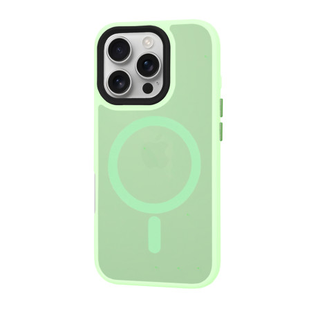 Husa pentru iPhone 16 Pro - HaloFrost, PRO Grip, Light Green