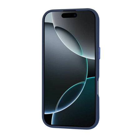 Husa pentru iPhone 16 Pro - HaloFrost, PRO Grip, Deep Blue