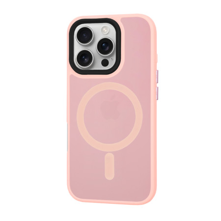 Husa pentru iPhone 16 Pro - HaloFrost, PRO Grip, Pink