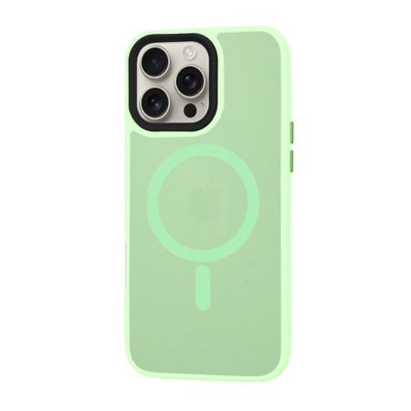 Husa pentru iPhone 16 Pro Max - HaloFrost, PRO Grip, Light Green