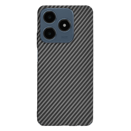 Husa pentru Realme C63 / C61 - Premium CarbonFiber - Black