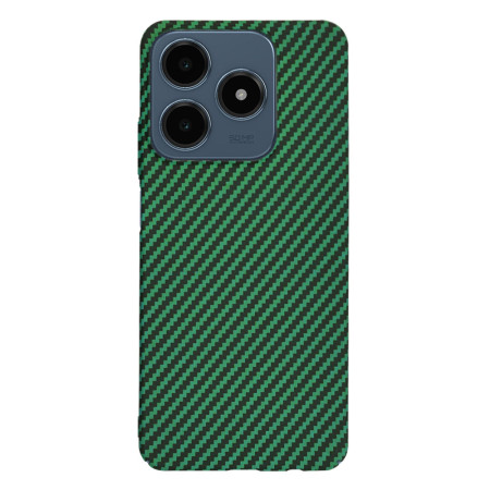 Husa pentru Realme C63 / C61 - Premium CarbonFiber - Green