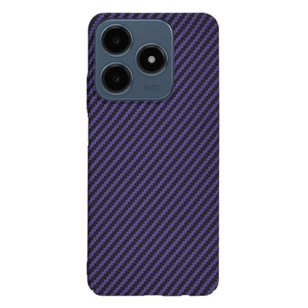 Husa pentru Realme C63 / C61 - Premium CarbonFiber - Purple