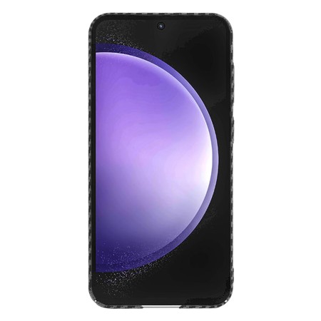 Husa pentru Samsung Galaxy S25 - CarbonFiber Slim - Black