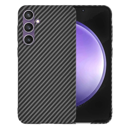 Husa pentru Samsung Galaxy S25 - CarbonFiber Slim - Black