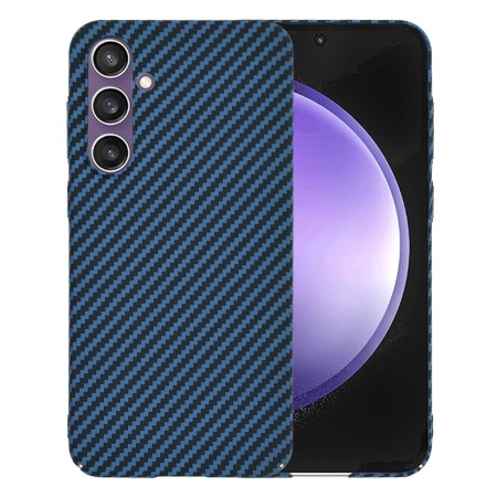 Husa pentru Samsung Galaxy S25 Plus - CarbonFiber Slim - Cyan