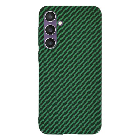 Husa pentru Samsung Galaxy S25 Plus - CarbonFiber Slim - Green