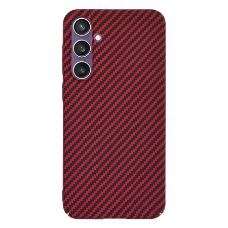 Husa pentru Samsung Galaxy S25 Plus - CarbonFiber Slim - Red