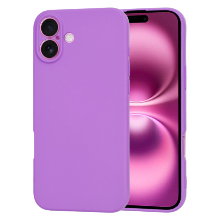 Husa Premium pentru iPhone 16 Plus - SoftFlex, Microfibra in interior, Purple