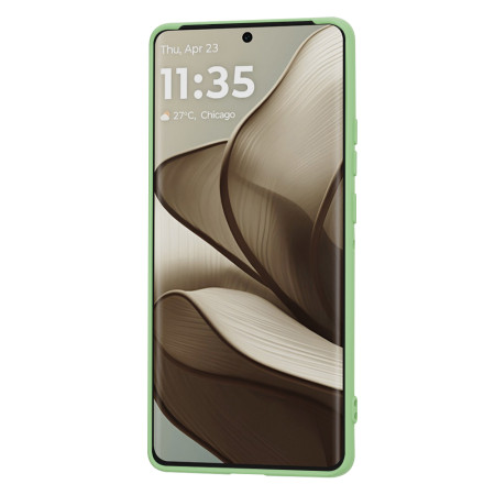 Husa Premium pentru Motorola Edge 50 - SoftFlex, Microfibra in interior, Mint Green