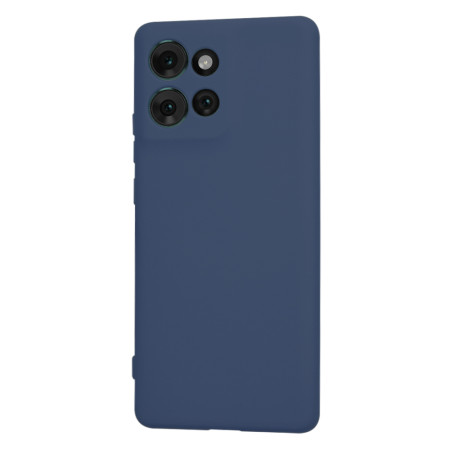 Husa Premium pentru Motorola Edge 50 - SoftFlex, Microfibra in interior, Navy Blue