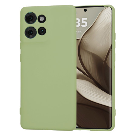 Husa Premium pentru Motorola Edge 50 - SoftFlex, Microfibra in interior, Matcha