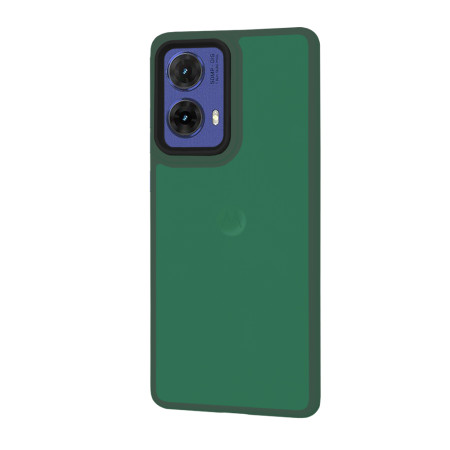 Husa pentru Motorola Moto G85 - HaloFrost, PRO Grip, Midnight Green