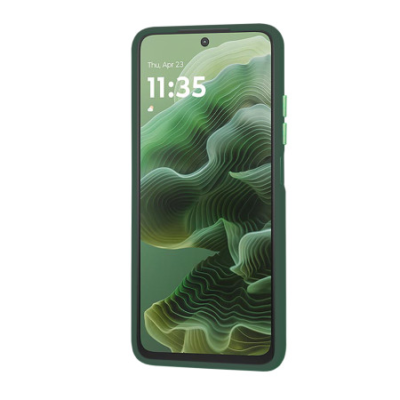 Husa pentru Motorola Moto G35 - HaloFrost, PRO Grip, Midnight Green