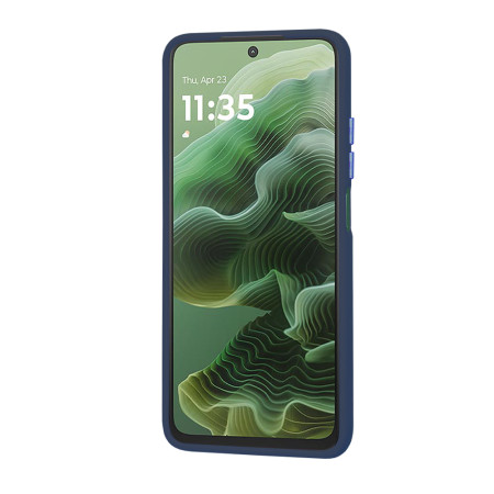 Husa pentru Motorola Moto G35 - HaloFrost, PRO Grip, Deep Blue