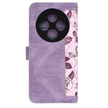 Husa pentru Xiaomi Redmi 14C - FlipCraft - Design Floral - Mysterious Purple