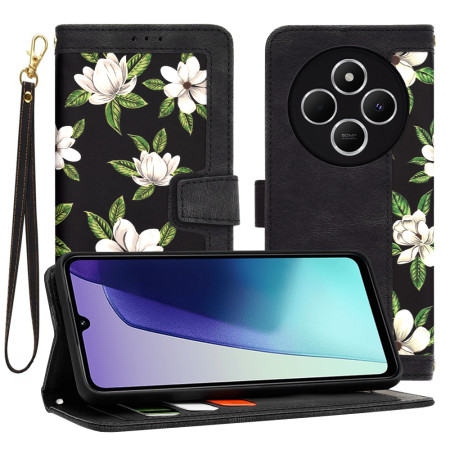 Husa pentru Xiaomi Redmi 14C - FlipCraft - Design Floral - Flowers of the Dawn