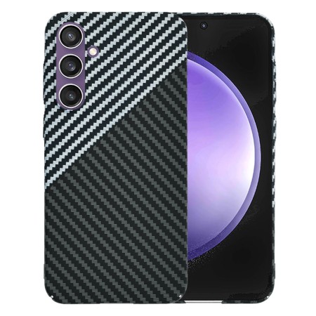 Husa pentru Samsung Galaxy S25 - CarbonFiber Slim - Stealth Gray