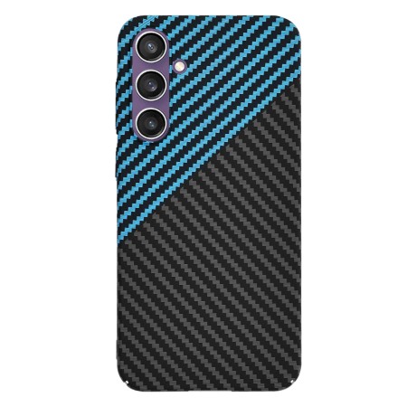 Husa pentru Samsung Galaxy S25 Plus - CarbonFiber Slim - Blue Pulse