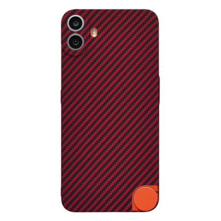 Husa pentru Nothing CMF Phone 1 - CarbonFiber Slim - Red