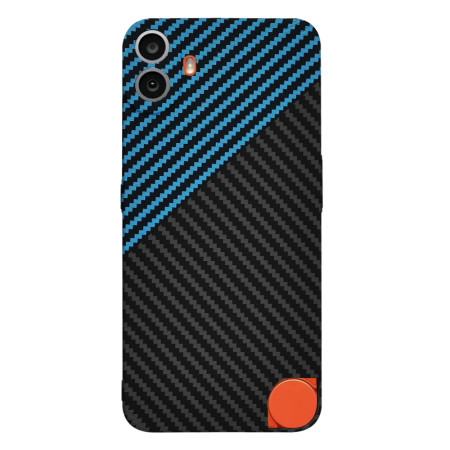 Husa pentru Nothing CMF Phone 1 - CarbonFiber Slim - Blue Pulse