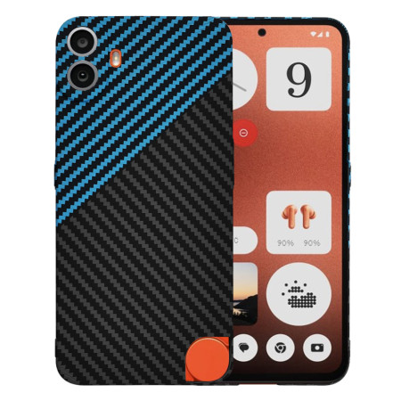 Husa pentru Nothing CMF Phone 1 - CarbonFiber Slim - Blue Pulse