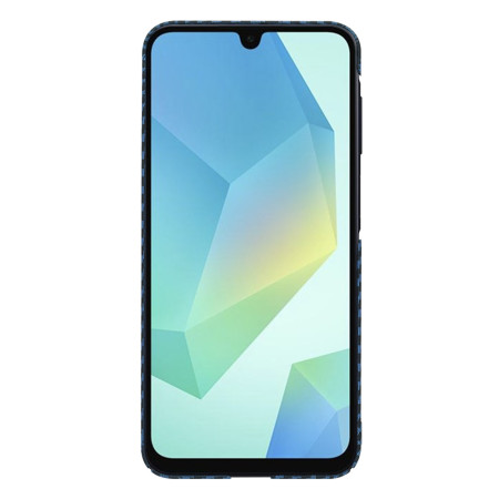 Husa pentru Samsung Galaxy A16 4G / A16 5G - CarbonFiber Slim - Cyan