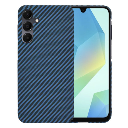 Husa pentru Samsung Galaxy A16 4G / A16 5G - CarbonFiber Slim - Cyan