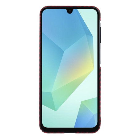 Husa pentru Samsung Galaxy A16 4G / A16 5G - CarbonFiber Slim - Red