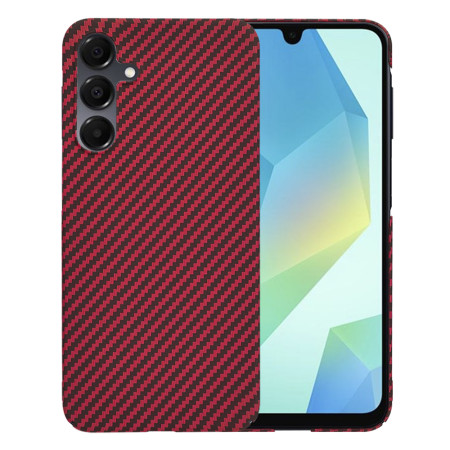 Husa pentru Samsung Galaxy A16 4G / A16 5G - CarbonFiber Slim - Red