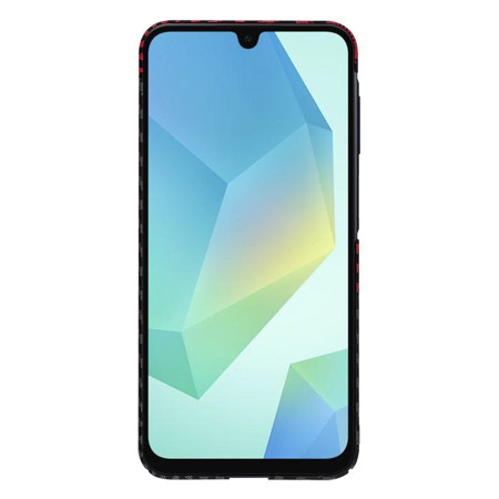 Husa pentru Samsung Galaxy A16 4G / A16 5G - CarbonFiber Slim - Red Vortex