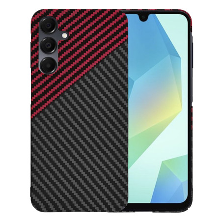 Husa pentru Samsung Galaxy A16 4G / A16 5G - CarbonFiber Slim - Red Vortex