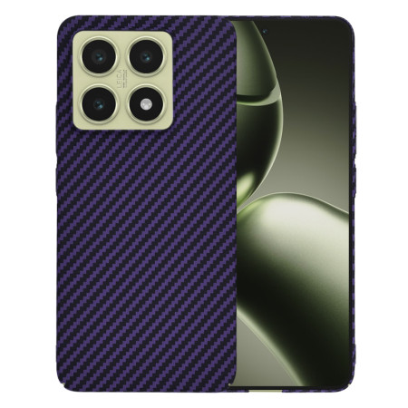 Husa pentru Xiaomi 14T - CarbonFiber Slim - Purple