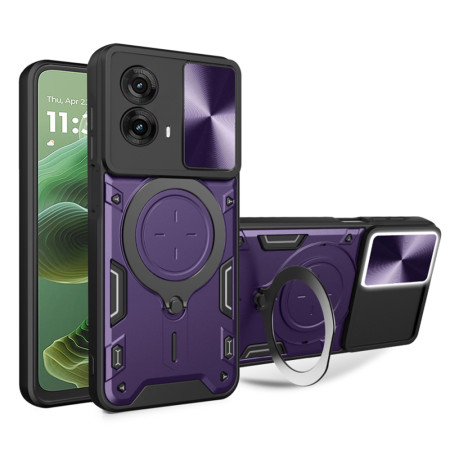 Husa pentru Motorola Moto G35 - Guard Pro, PRO Anti-Spy, Purple