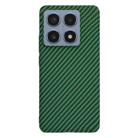 Husa pentru Xiaomi 14T Pro - CarbonFiber Slim - Green