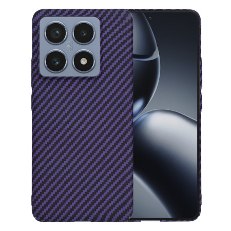 Husa pentru Xiaomi 14T Pro - CarbonFiber Slim - Purple