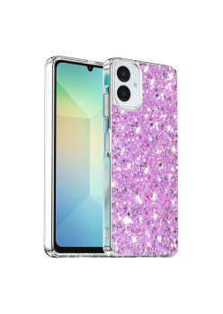  Husa pentru Samsung Galaxy A06 - Glitter Glow - Magenta