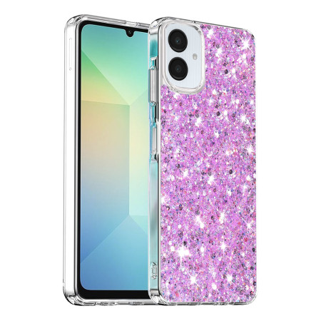  Husa pentru Samsung Galaxy A06 - Glitter Glow - Magenta