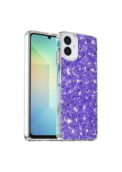  Husa pentru Samsung Galaxy A06 - Glitter Glow - Purple