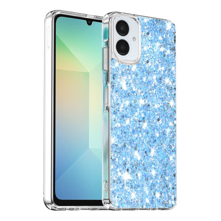 Husa pentru Samsung Galaxy A06 - Glitter Glow - Blue