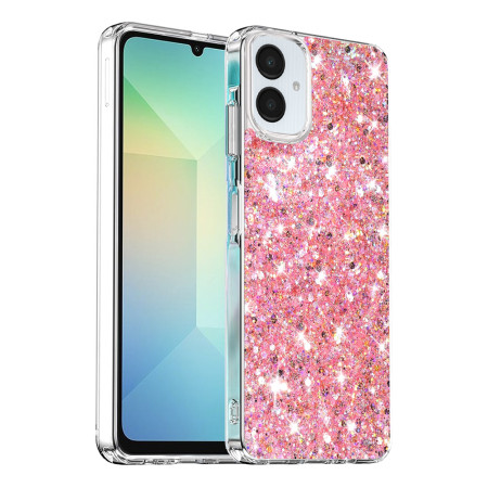  Husa pentru Samsung Galaxy A06 - Glitter Glow - Pink