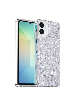  Husa pentru Samsung Galaxy A06 - Glitter Glow - White