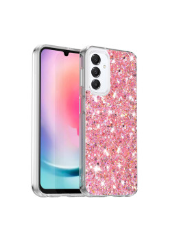  Husa pentru Samsung Galaxy A16 4G / A16 5G - Glitter Glow - Pink