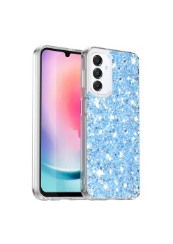  Husa pentru Samsung Galaxy A16 4G / A16 5G - Glitter Glow - Blue